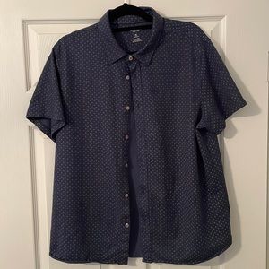 Van Heusen never tuck slim fit button down shirt